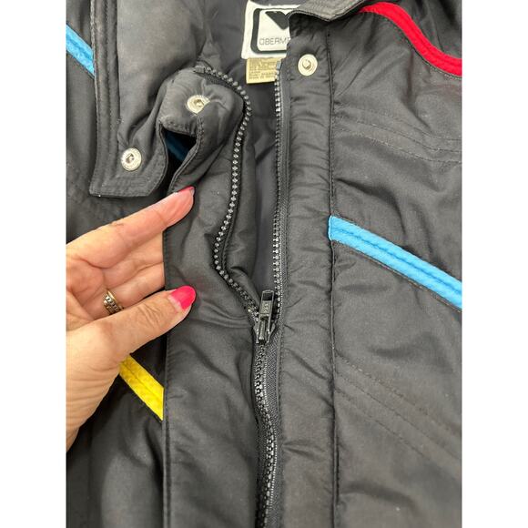 Vintage Obermeyer women’s  snow ski jacket 90’s HONG KONG size 14 - Picture 5 of 6